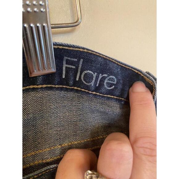 Calvin Klein Jeans Dark Wash Flare Sz.10 - Picture 4 of 7